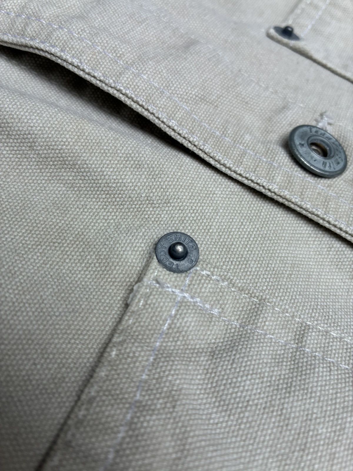 Other TEDDY SMITH TEXTURED COTTON CANVAS CHORE JACKET Size US L / EU 52-54 / 3 - 11 Thumbnail