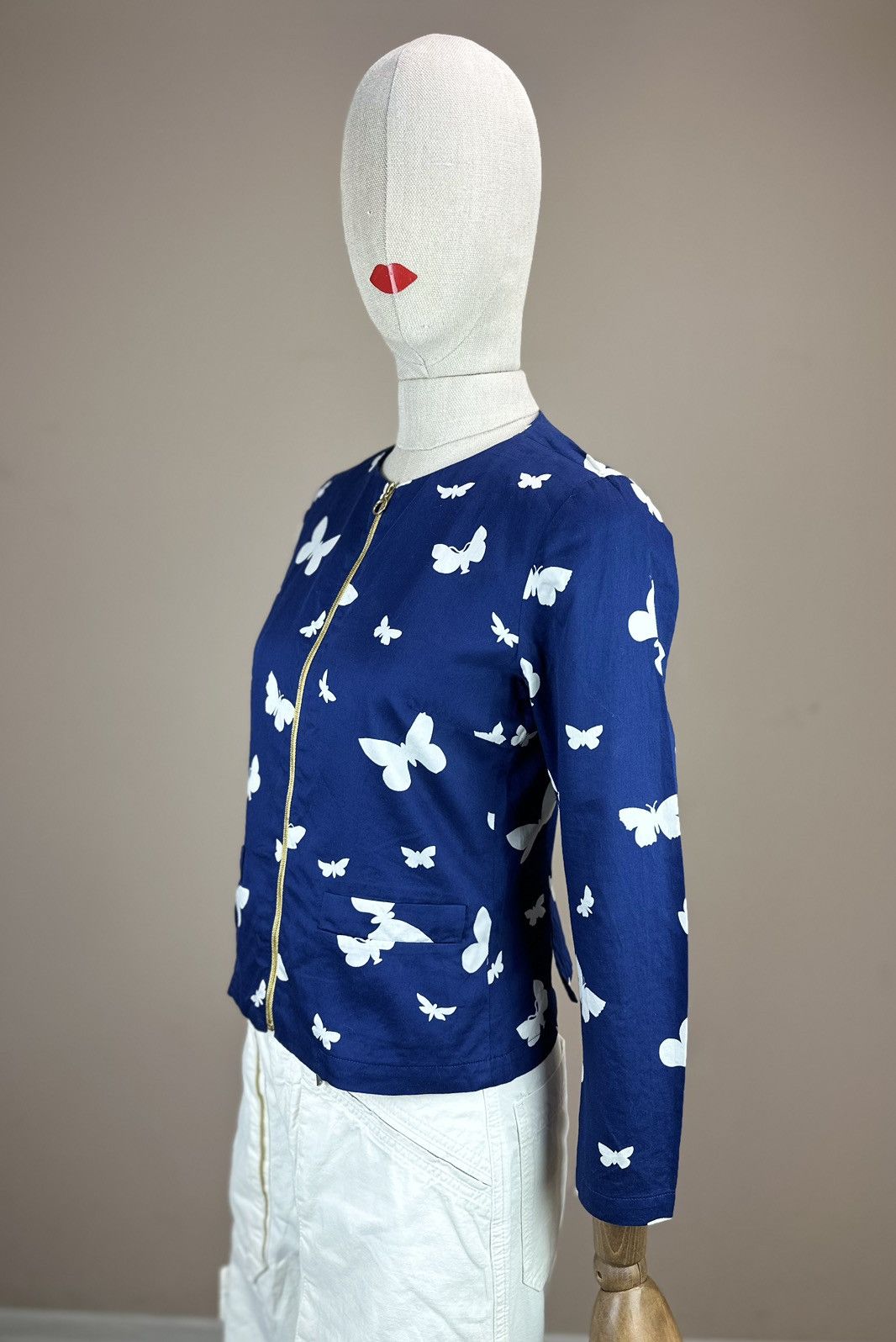 agnes b. Agnes B made in Japan butterfly jacket zip bomber car coat S Size S / US 4 / IT 40 - 5 Thumbnail
