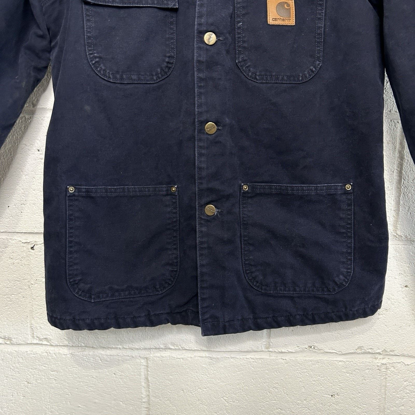 Carhartt Vintage Carhartt Blanket-Lined Chore Coat “Midnight Blue” Size US S / EU 44-46 / 1 - 4 Thumbnail
