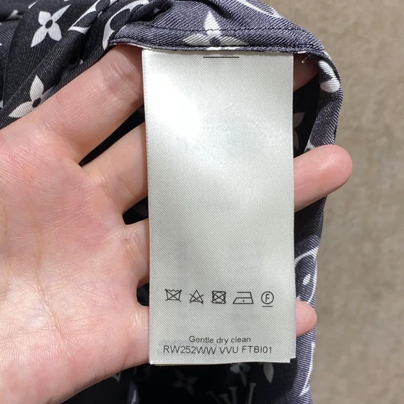 Louis Vuitton Louis Vuitton 25fw new mulberry silk black presbyopic full Size XXS / US 00 / IT 34 - 4 Thumbnail