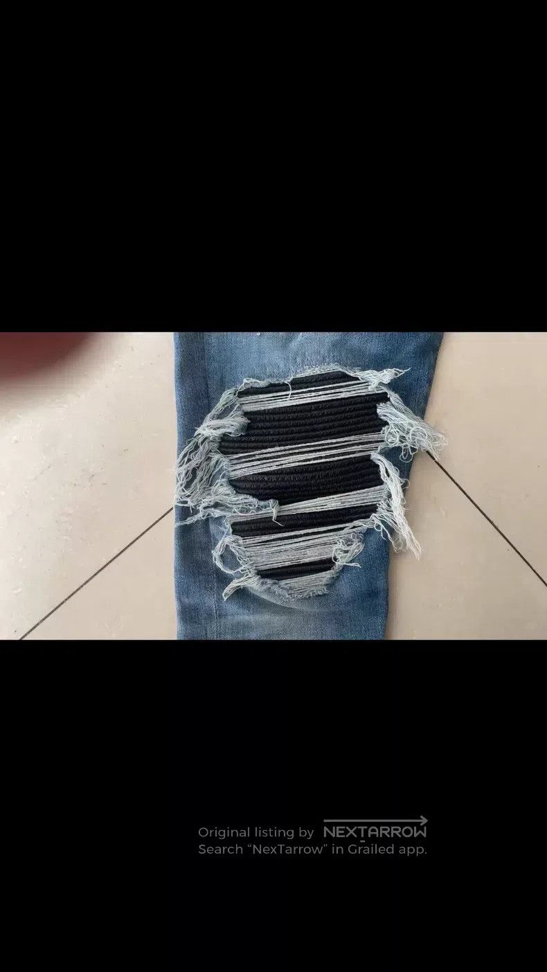 Amiri Amiri Size 30 Blue denim jacketed jeans Size US 30 / EU 46 - 2 Thumbnail