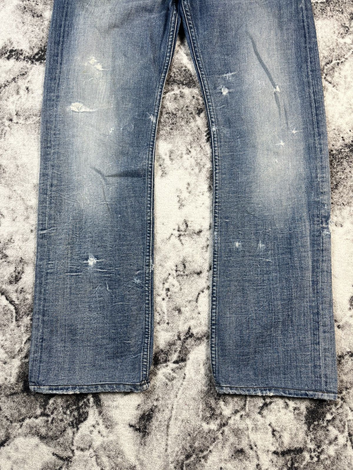 Diesel Diesel Viker Dragon Jeans Vintage Distressed Italy 31 Size US 31 - 3 Thumbnail