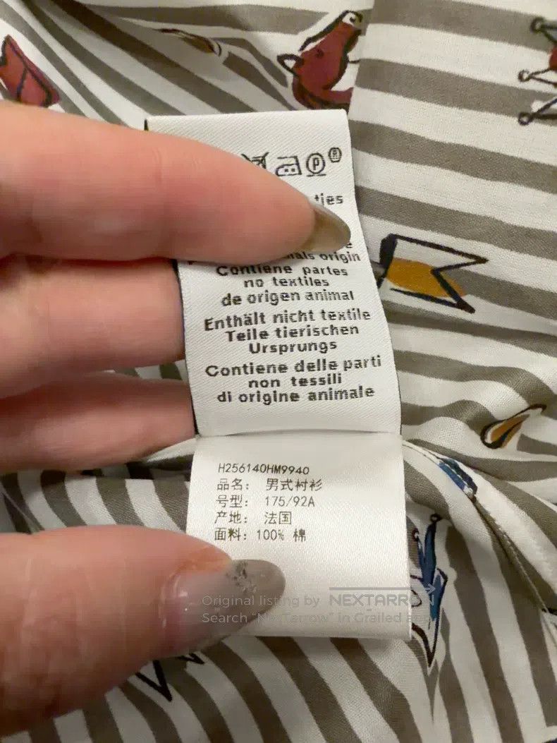Hermes Hermes Shirt Size US S / EU 44-46 / 1 - 5 Thumbnail