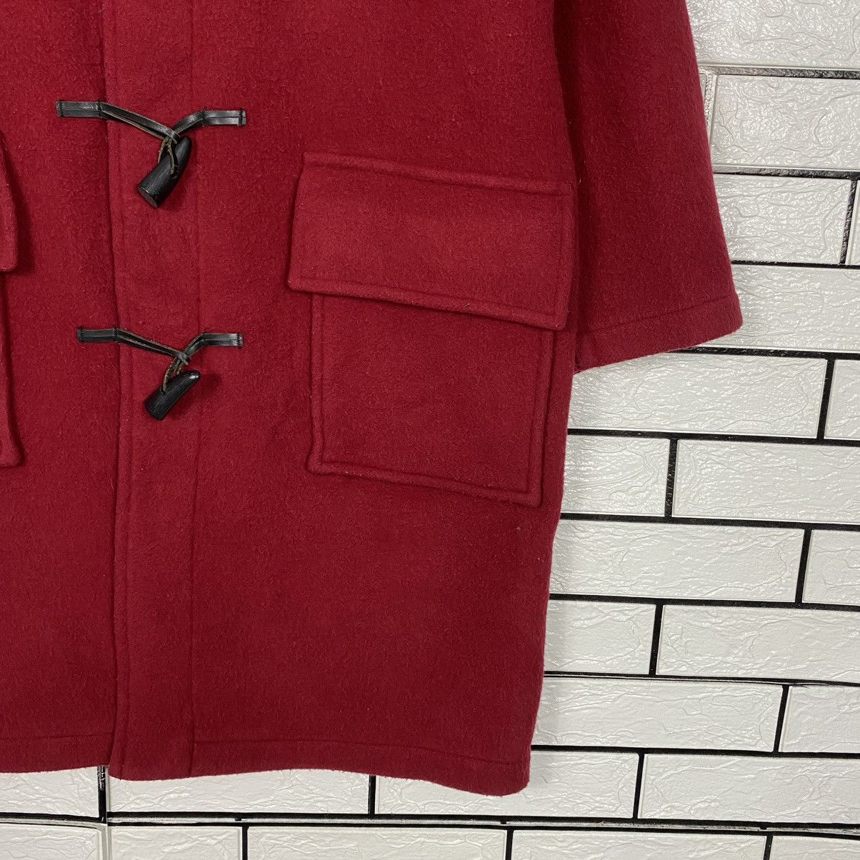 Burberry 🔥VINTAGE DUFFLE WOOL JACKET BURBERRYS CHECK TARTAN BLANKET Size US M / EU 48-50 / 2 - 7 Thumbnail