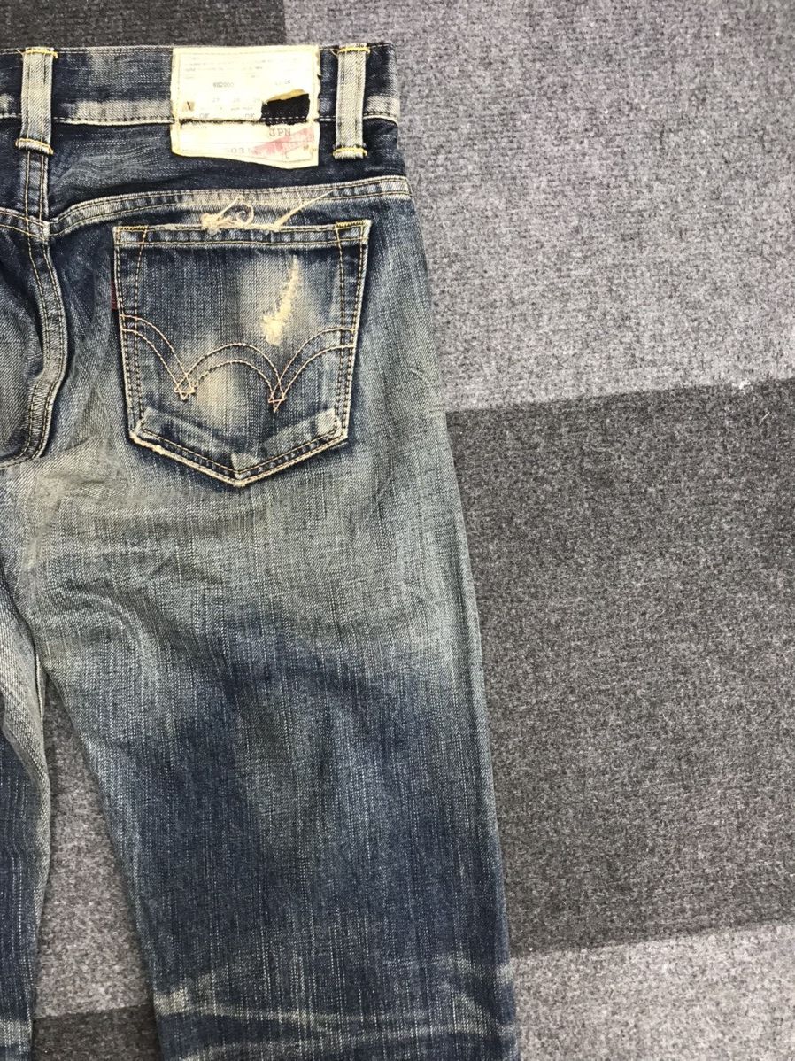 Edwin Bootcut🔥EDWIN Bootcut Distressed Jeans F12 Size 31" - 11 Thumbnail
