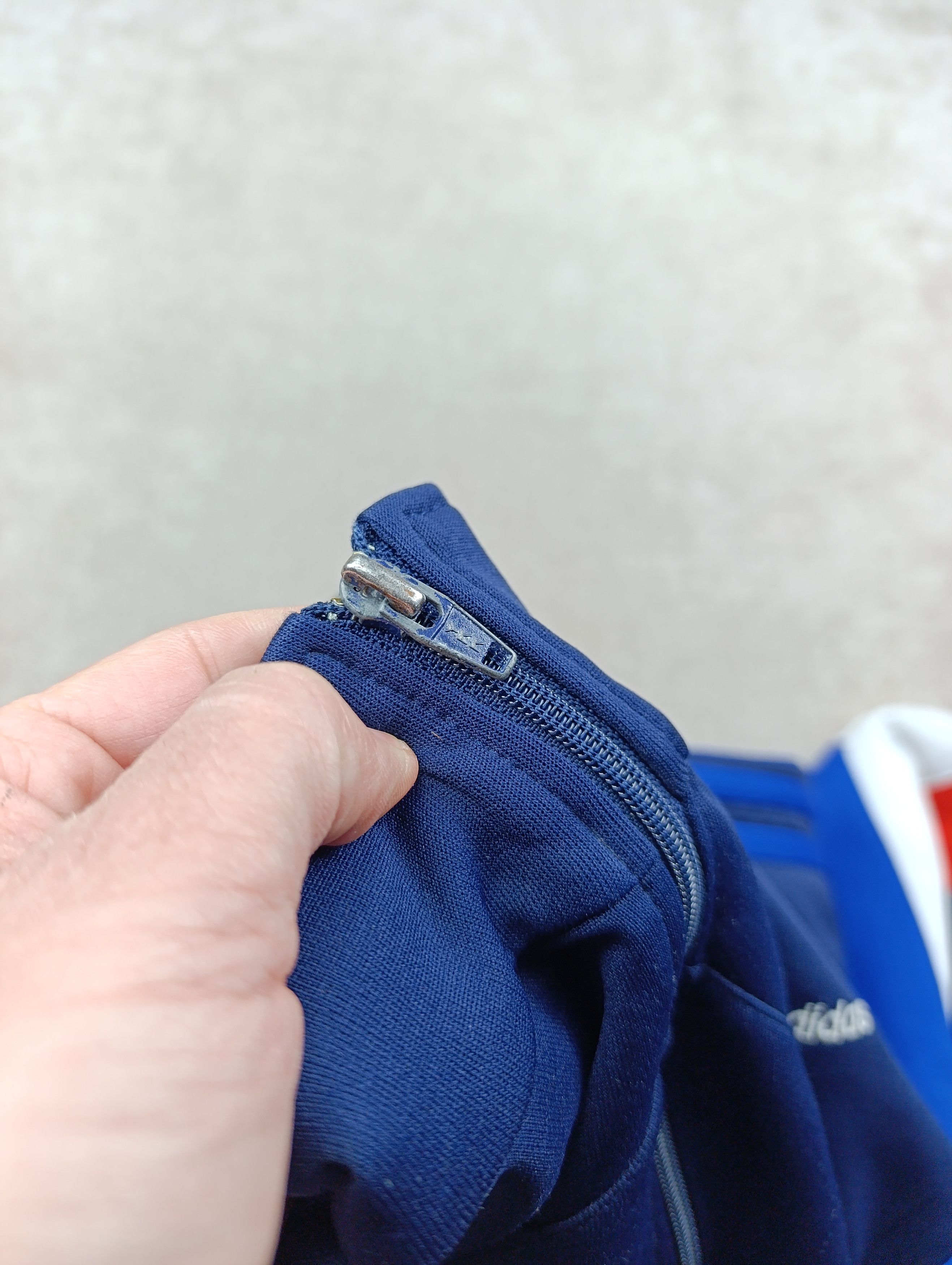 Adidas ADIDAS VINTAGE 90'S BLUE TRACK TOP MENS JACKET Size US XL / EU 56 / 4 - 9 Thumbnail