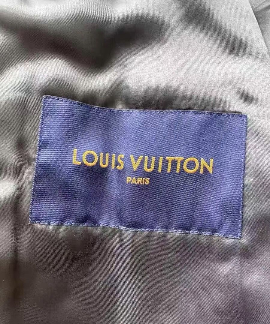 Louis Vuitton Louis Vuitton 54 Mix Canvas Leather Bomber Jacket Size US L / EU 52-54 / 3 - 7 Thumbnail