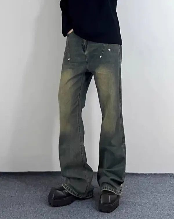 VIBE Vintage street hip hop Y2K studded baggy jeans Size US 30 / EU 46 - 6 Thumbnail