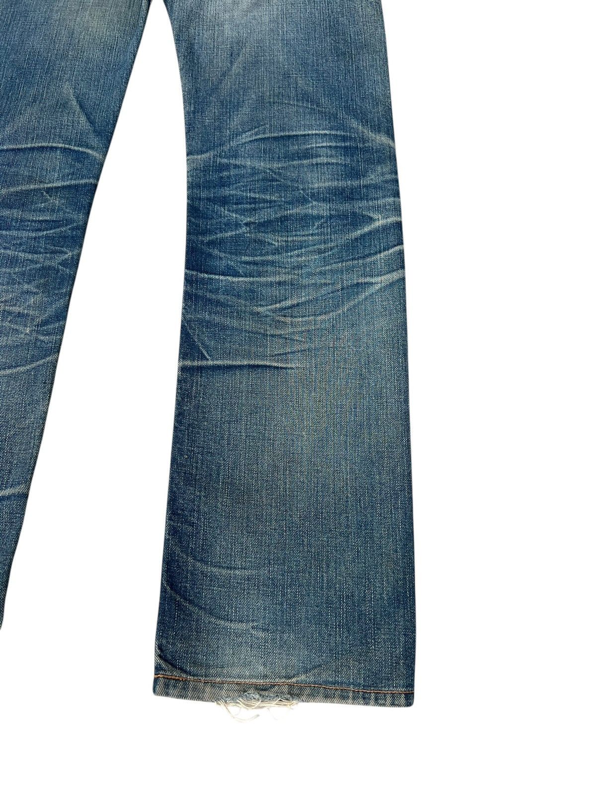 Lee Vintage Lee Sanforized Distressed Mud Denim Selvedge Jeans Size US 30 / EU 46 - 22 Thumbnail