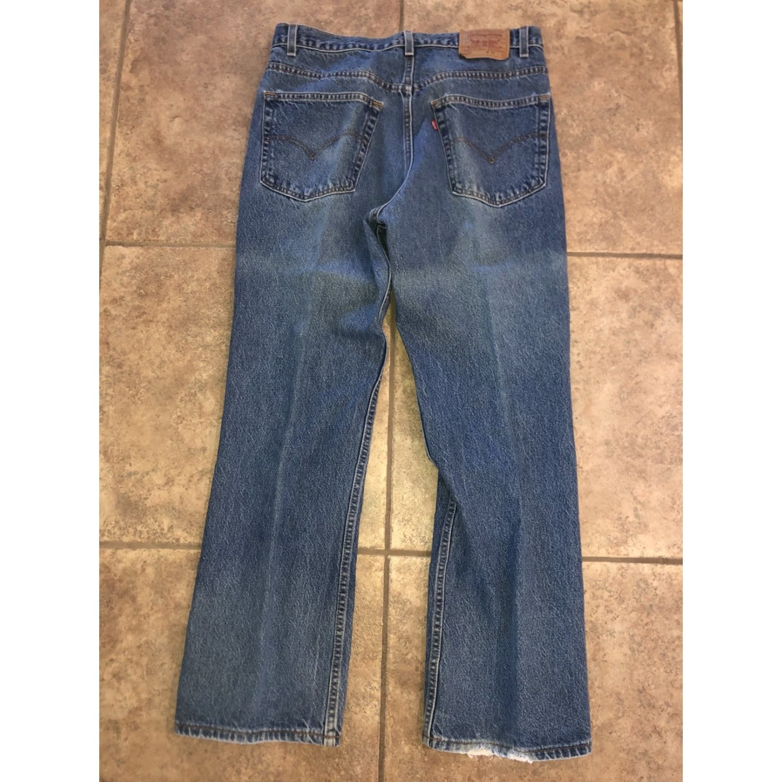 Levi's Levi's 517 Straight Jeans Mens 38x32 Regular Inseam 32 Blue USA Mens Jeans Straight 517 Levi's Style Model 517 Size US 38 / EU 54 - 3 Thumbnail