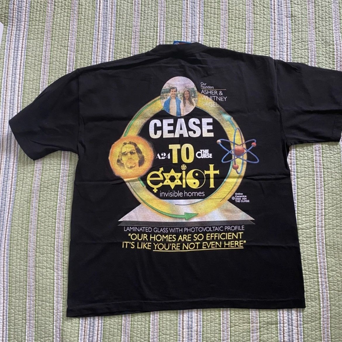A24 × Online Ceramics The Curse A24 Online Ceramics Cease to Exist Tee shirt Large Size US L / EU 52-54 / 3 - 1 Thumbnail