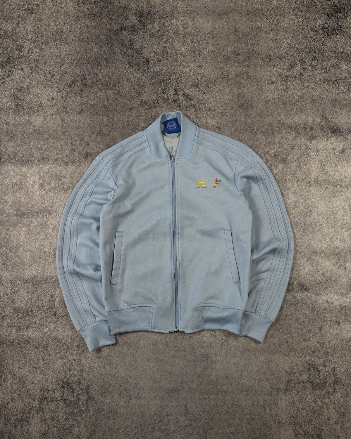 Adidas × Pharrell Y2K Adidas Pharrell Williams Logo Zip Up Jacket Streetwear Size US XS / EU 42 / 0 - 1 Thumbnail