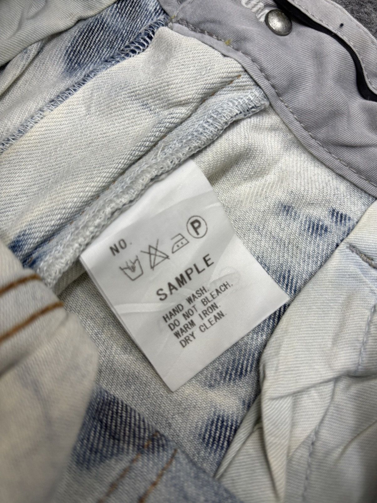 FACTOTUM Vtg FACTOTUM AGITPUNKT KojiUdo Rock&Roll Style Denim F677 Size US 32 / EU 48 - 17 Thumbnail