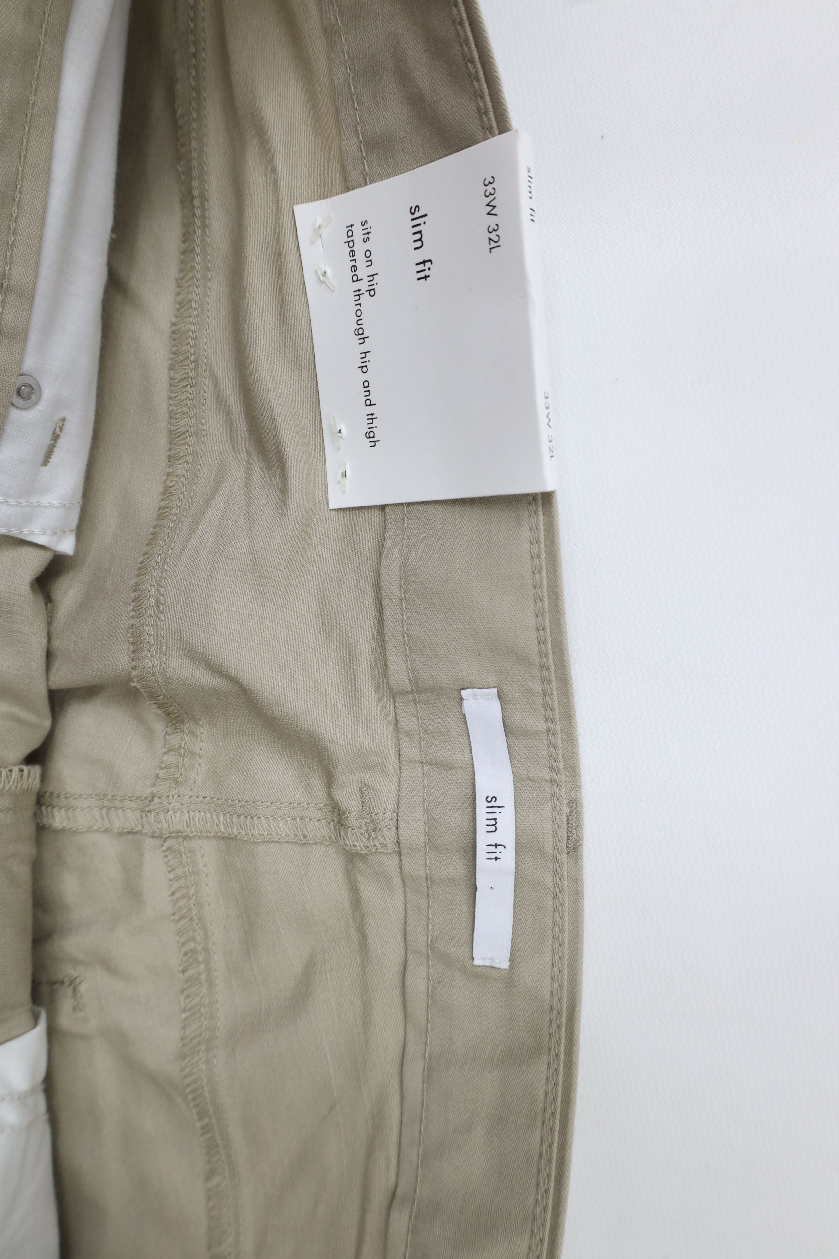 Calvin Klein × Vintage Deadstock Vintage Y2K Calvin Klein Straight Leg Chino Pants Size US 33 - 6 Thumbnail