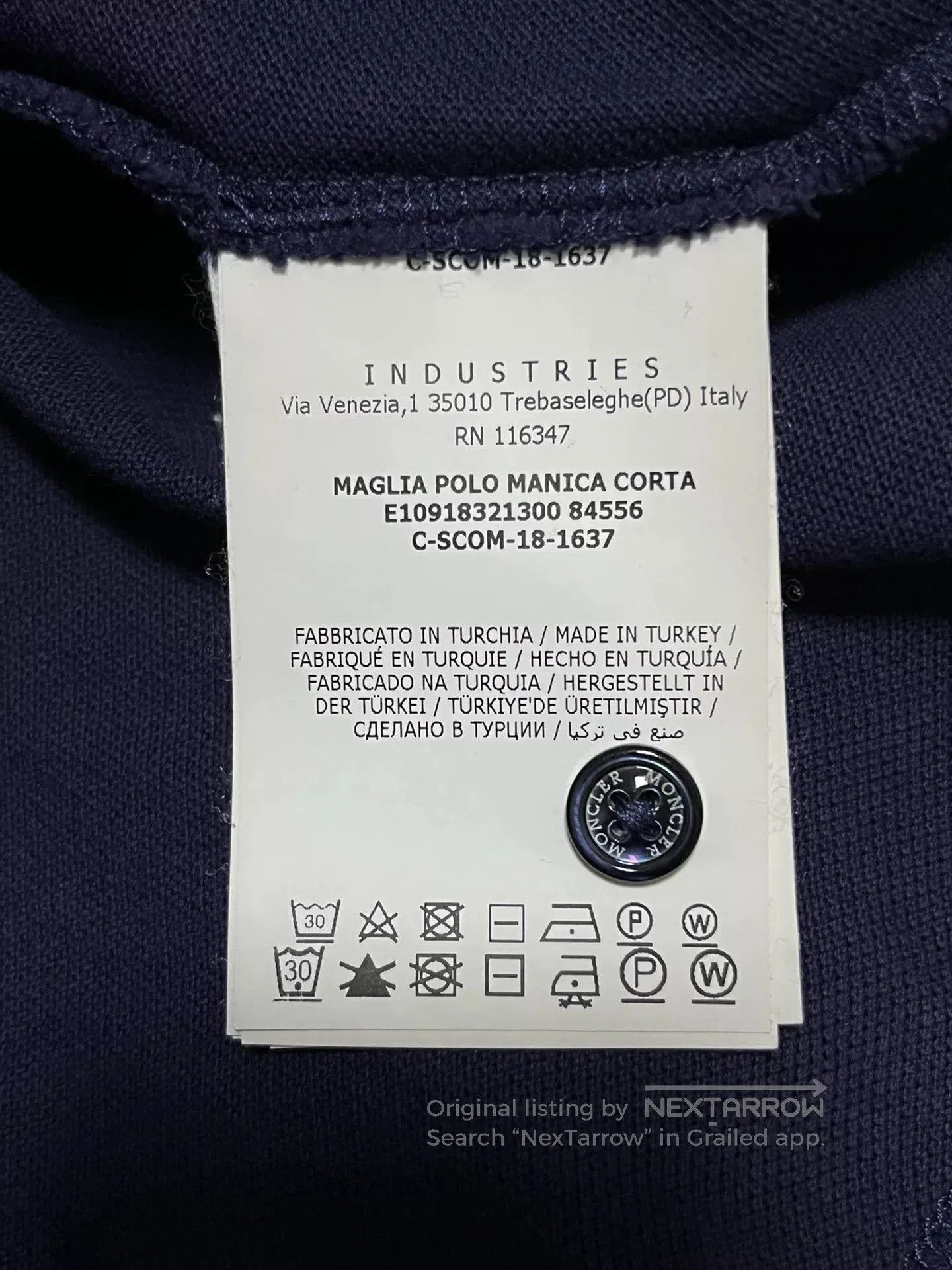 Moncler Moncler Men's Logo Polo Shirt. Size US XL / EU 56 / 4 - 8 Thumbnail