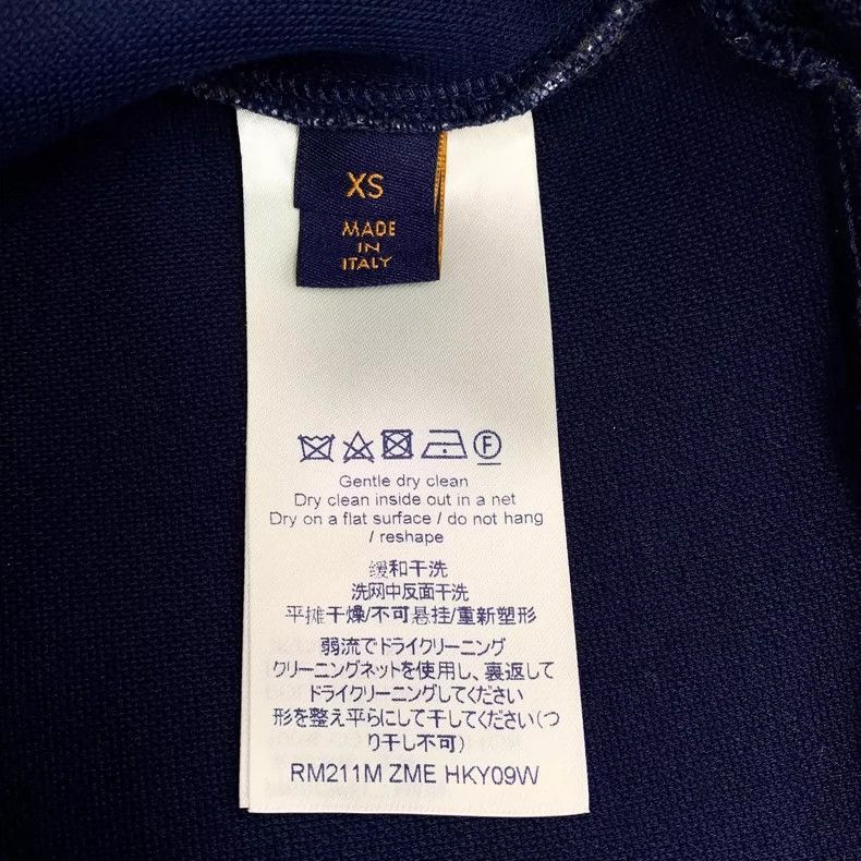 Louis Vuitton Louis Vuitton Blue Logo Cotton Long Sleeve Sweatshirt -2505 Size XS / US 0-2 / IT 36-38 - 6 Thumbnail