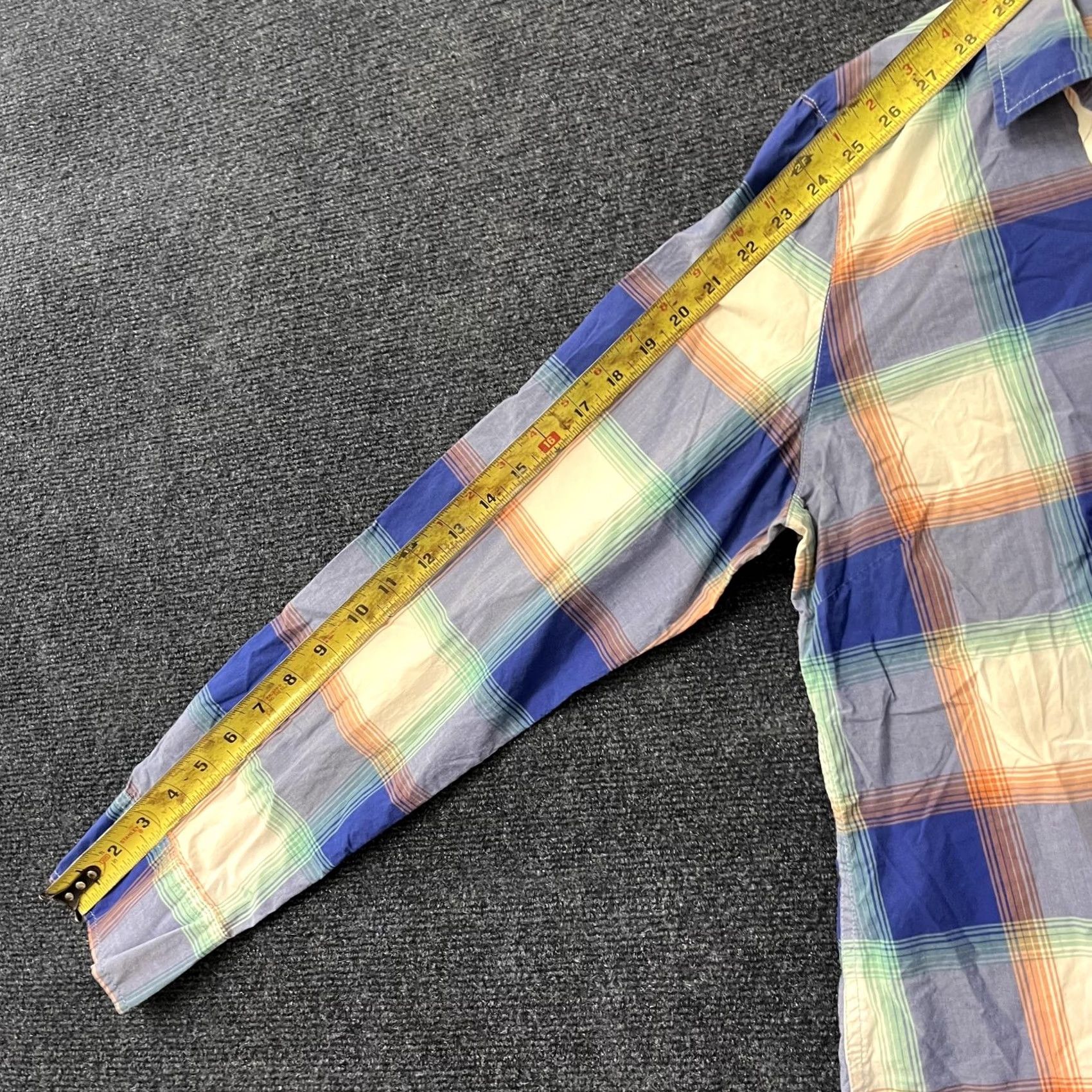 American Eagle Outfitters Y2K American Eagle Shirt Womens XL Multicolor Plaid Long Sleeve Button Up Size XL / US 12-14 / IT 48-50 - 7 Thumbnail