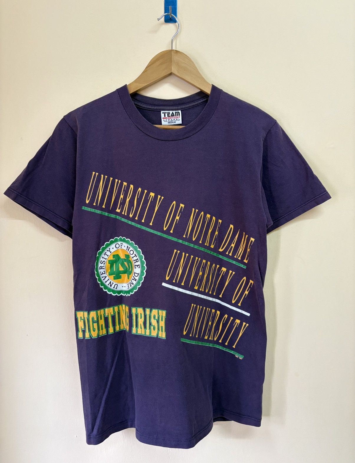 NFL Vintage 90s University Notre Dame Fighting Irish NFL Sport Size US M / EU 48-50 / 2 - 2 Thumbnail