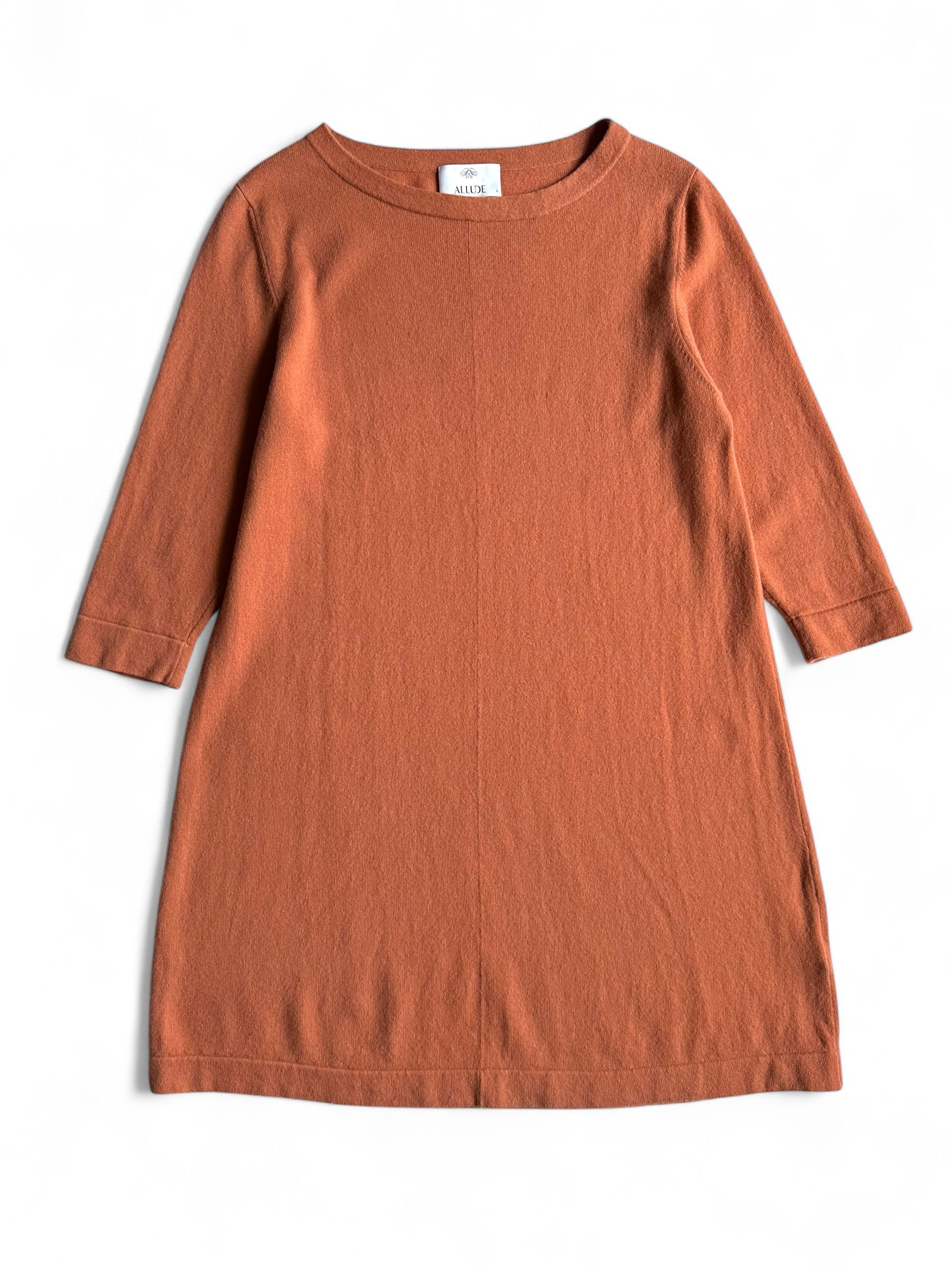 Allude Allude Cashmere Wool Knit Dress Size L / US 10 / IT 46 - 1 Thumbnail