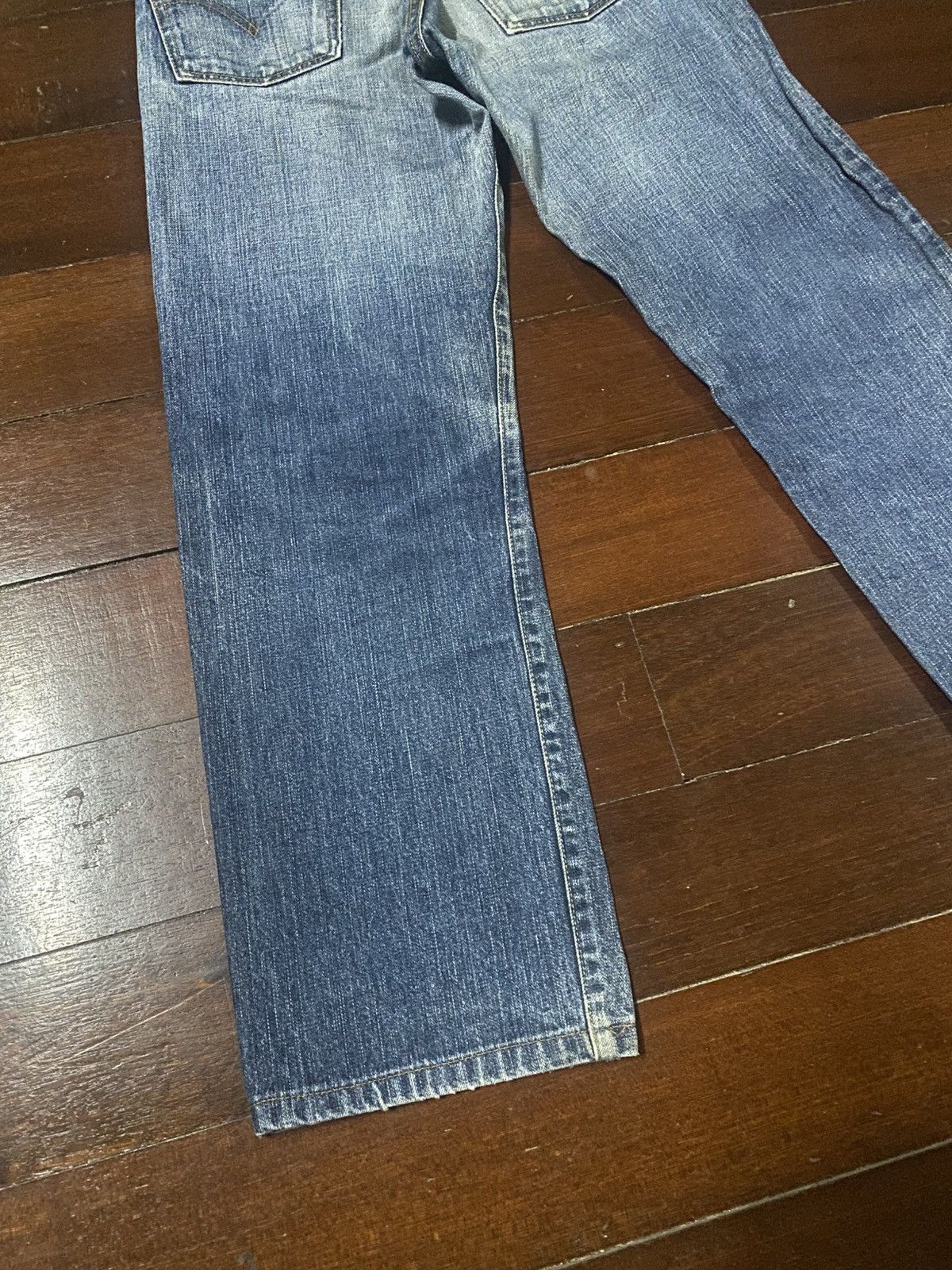 Levi's Vintage Levis 510 Red Loop Jeans nice faded mud wash rework Size US 29 - 11 Thumbnail