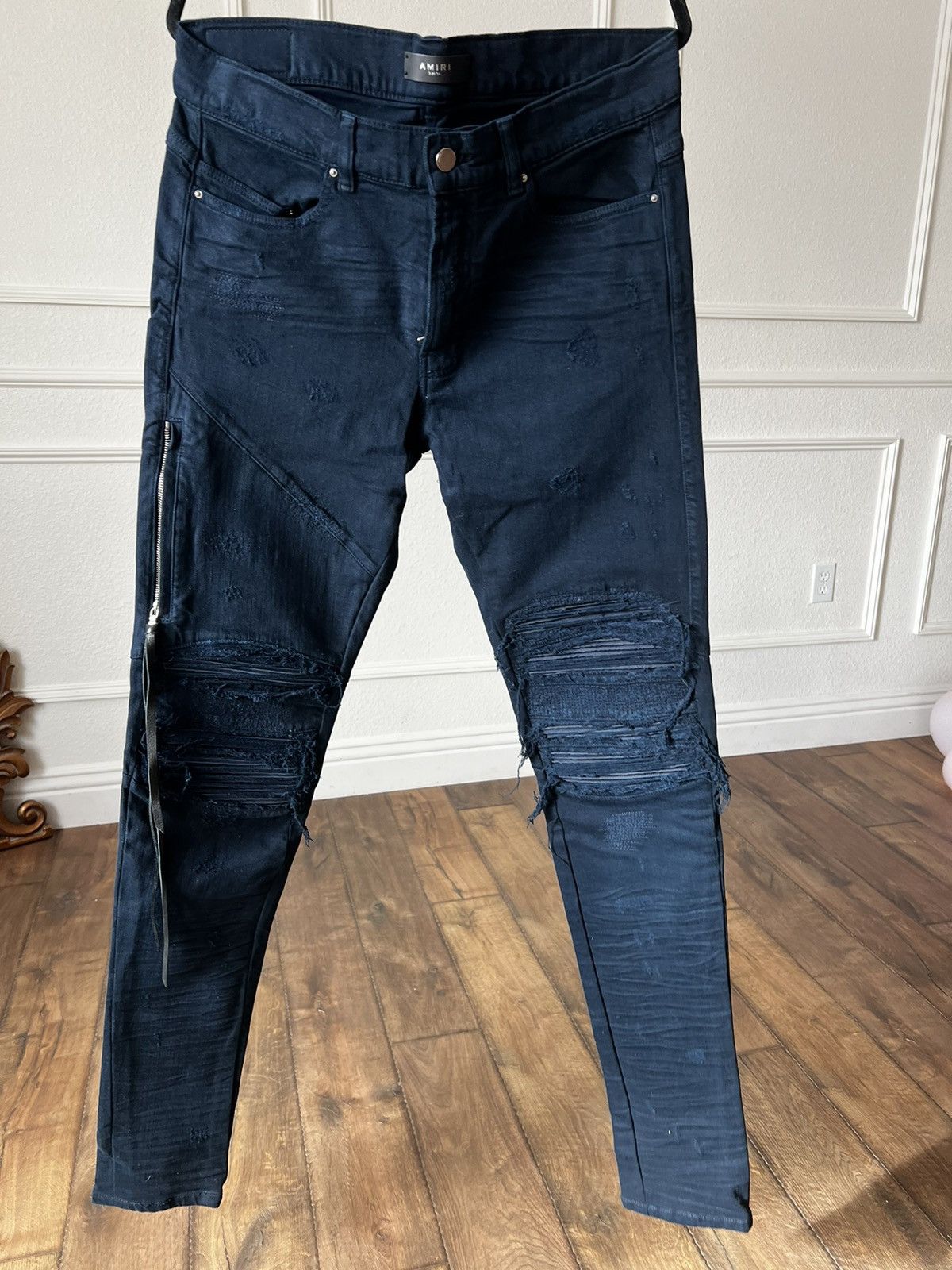 image of Dark Blue Amiri Jeans, Men's (Size 34)