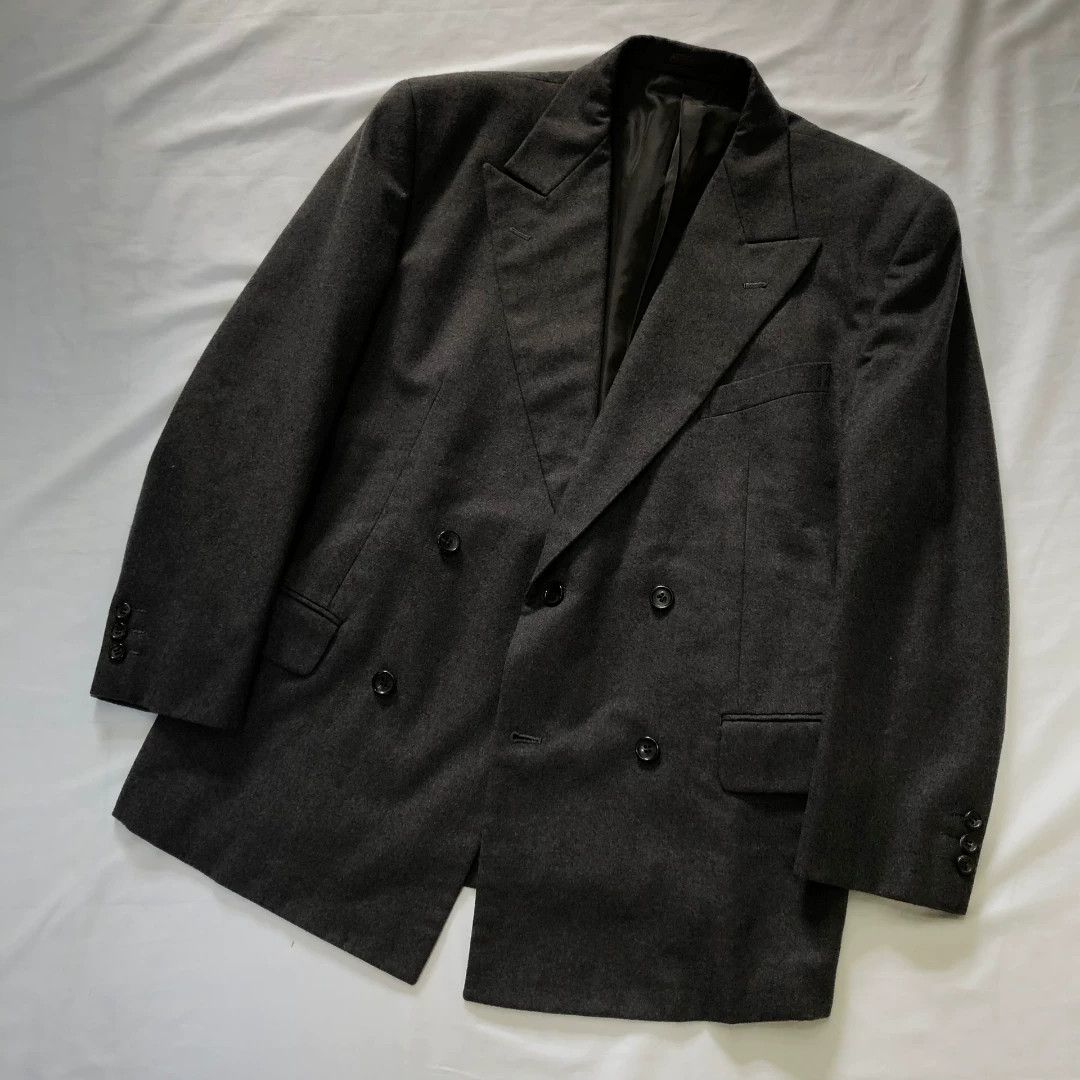 comme des garcons double-breasted coat