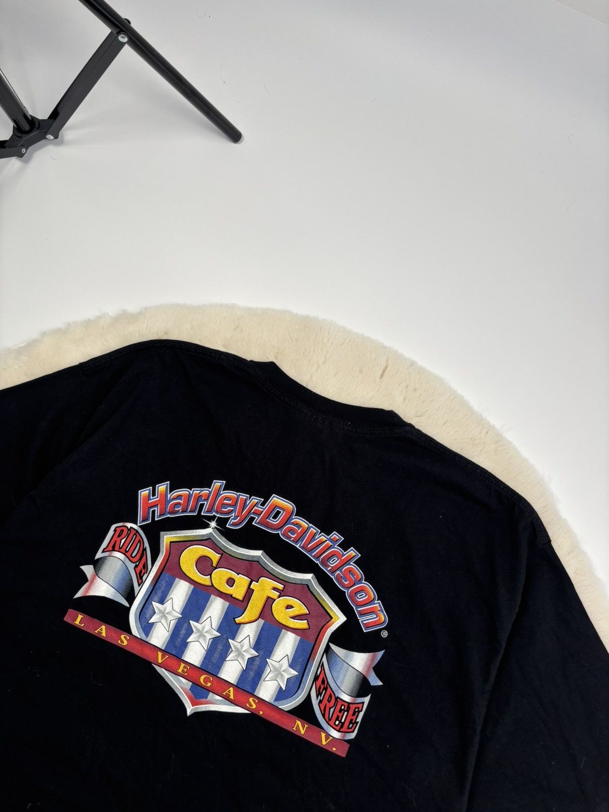 Harley Davidson × Vintage Vintage 2000 Harley Davidson Cafe Las Vegas Tee T-Shirt USA Size US XXL / EU 58 / 5 - 9 Thumbnail