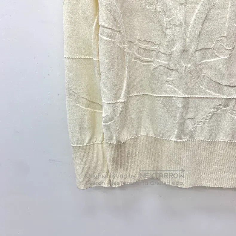 Hermes Hermes Beige letter dark pattern jacquard mulberry silk ro Size XXS / US 00 / IT 34 - 4 Thumbnail