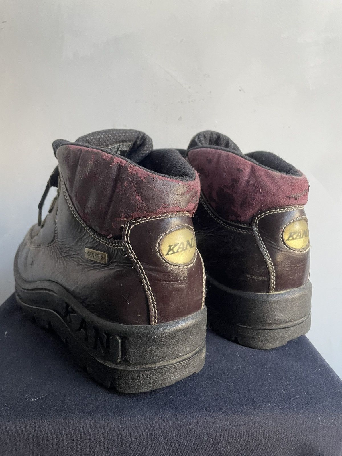 Karl Kani Karl Kani retro platform boots burgundy vintage skater y2k Size US 10 / EU 43 - 5 Thumbnail