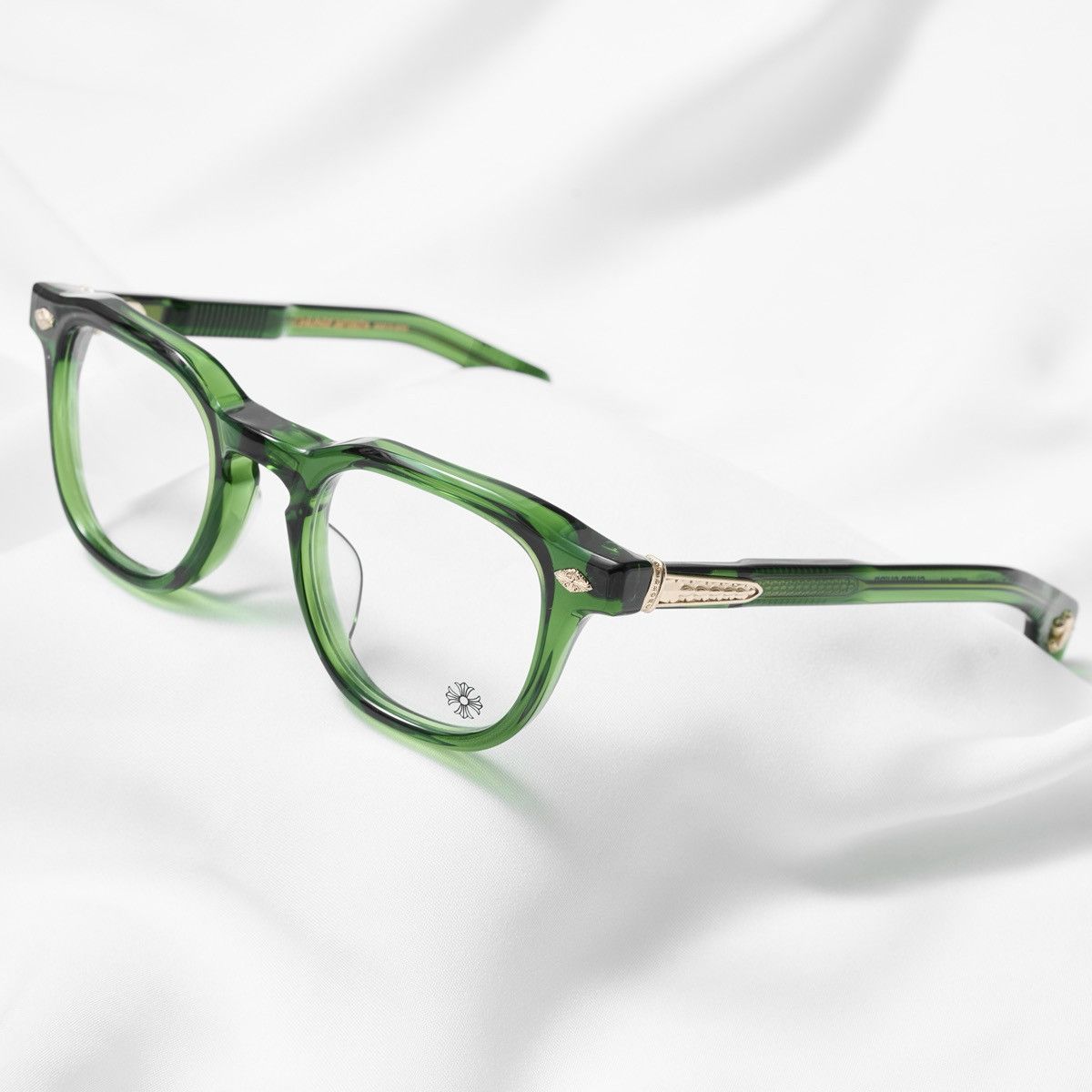 Chrome Hearts CHROME HEARTS CHIRP CHIRP DARK OLIVE GLASSES Size ONE SIZE - 2 Thumbnail