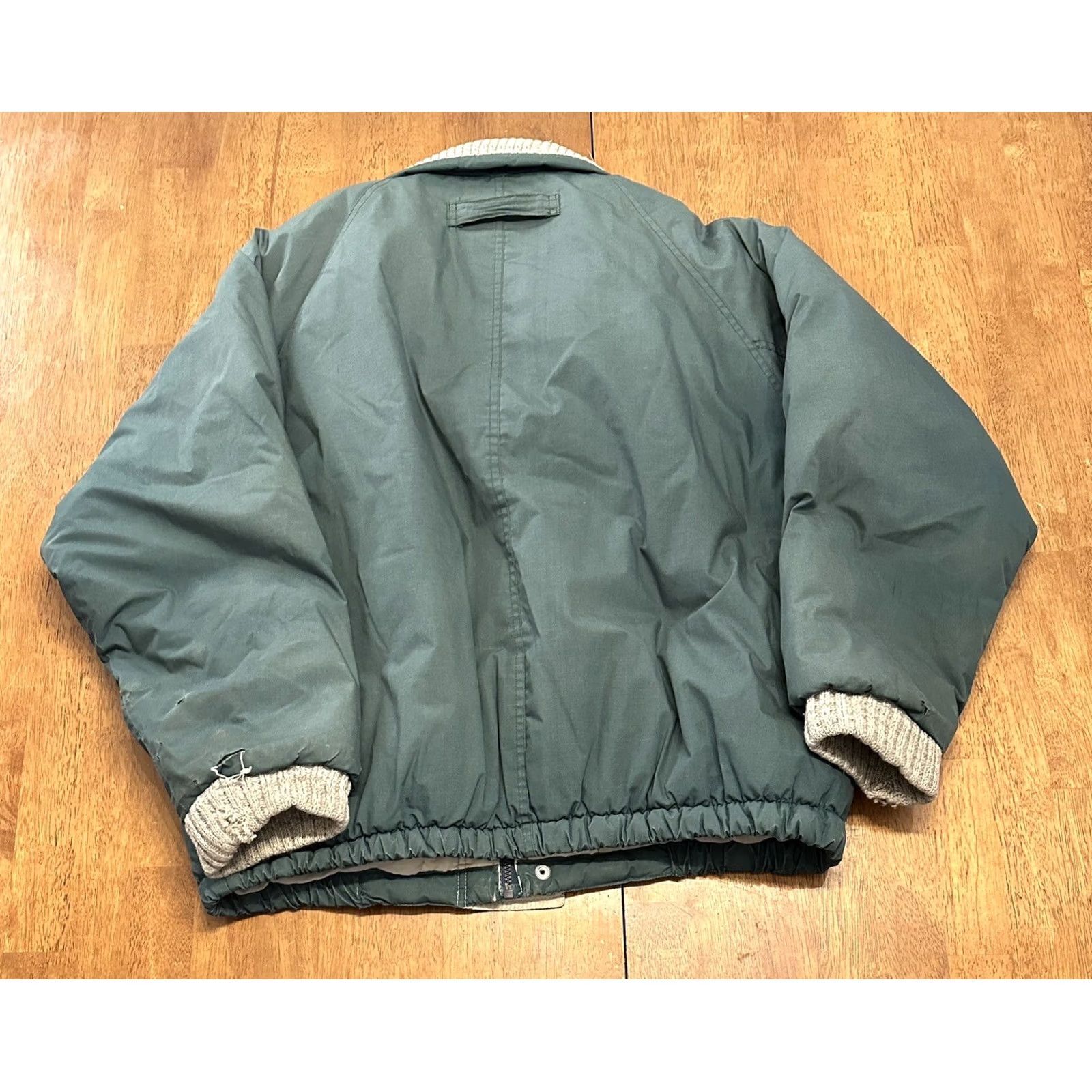 Sears VINTAGE Sears The Men’s Store Jacket Coat Full Zip Insulated Large 80s DULON Green Size US L / EU 52-54 / 3 - 2 Thumbnail