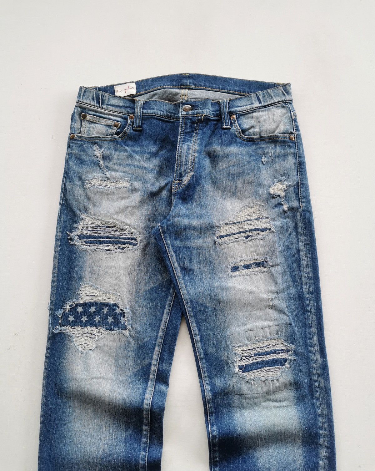 Big John Patchwork Isko Denim Jeans