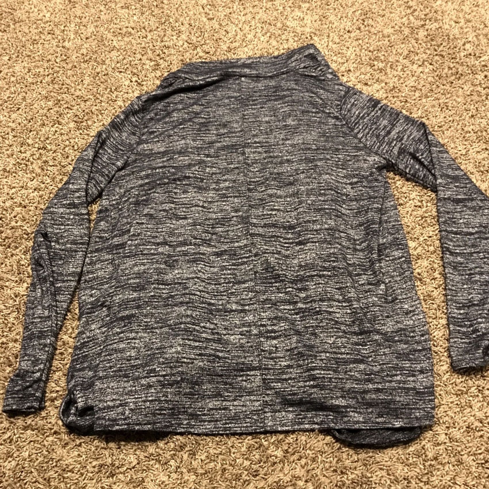 Banana Republic banana republic womens S navy blue gray open cardigan polyester blend a15 Size S / US 4 / IT 40 - 3 Thumbnail