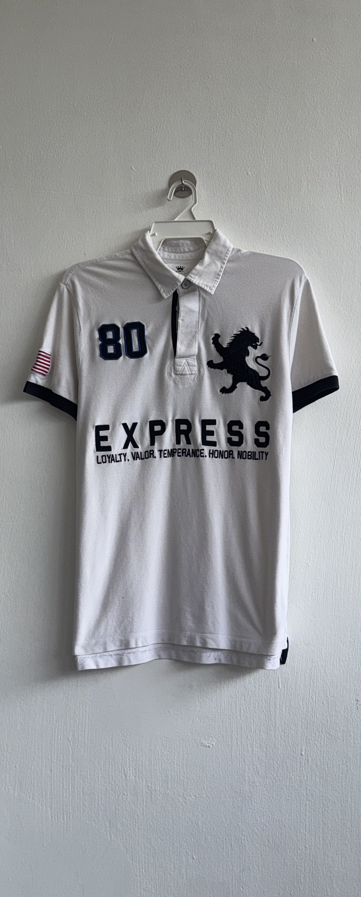 Express Express Polo T-Shirt Size M / US 6-8 / IT 42-44 - 1 Thumbnail