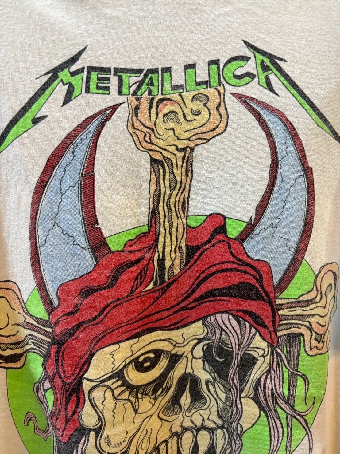 Metallica Vintage Metallica&Queensryche T shirt Size US XL / EU 56 / 4 - 7 Thumbnail