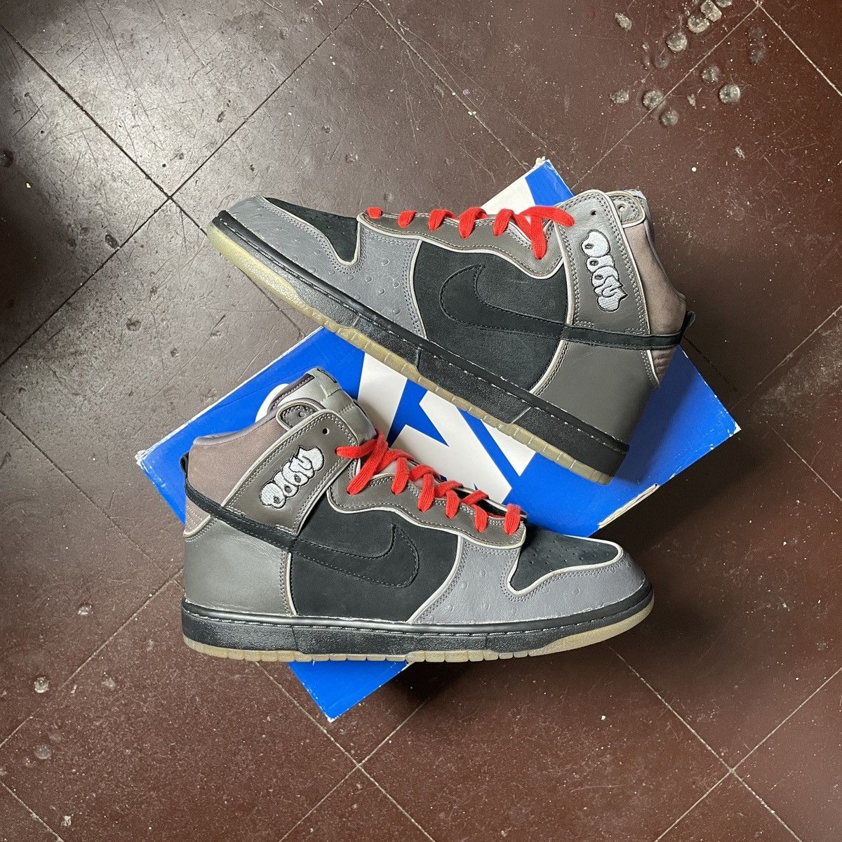 2007 NIKE DUNK HIGH PREMIUM SB MF DOOM futura heineken