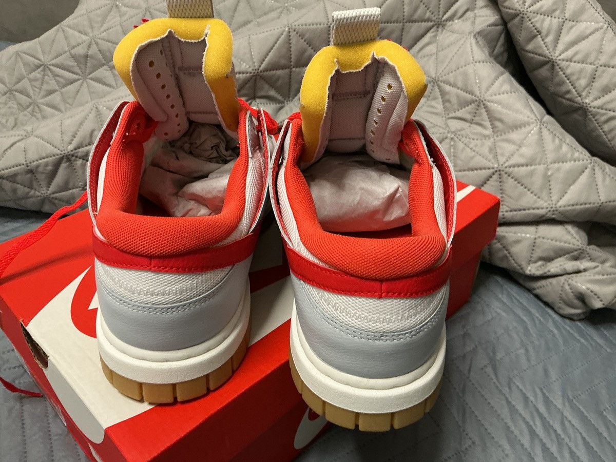 Nike Nike Air Dunk Jumbo - new with box - white/red - size 11.5 Size US 11.5 / EU 44-45 - 18 Thumbnail