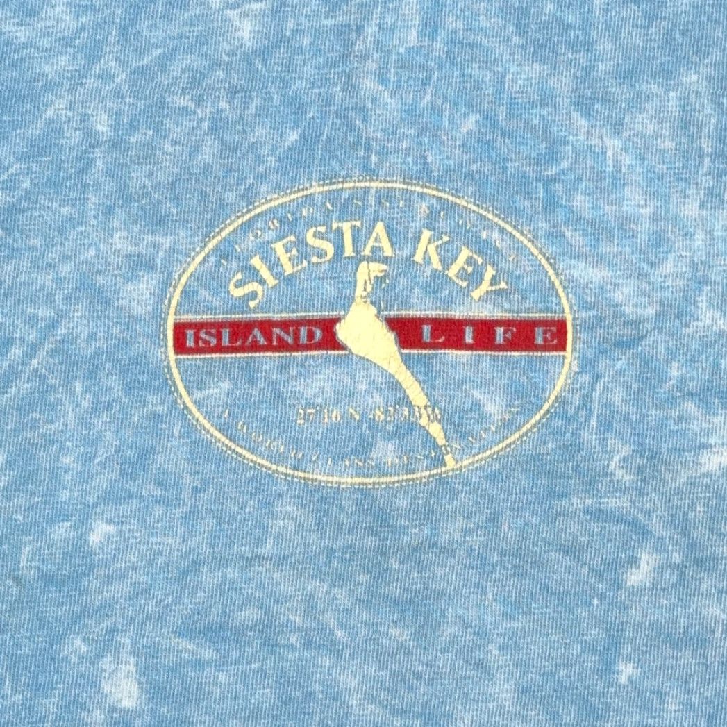 Vintage VINTAGE Florida Keys Shirt Adult MEDIUM Blue Acid Wash Siesta Island USA 90s Size US M / EU 48-50 / 2 - 3 Thumbnail