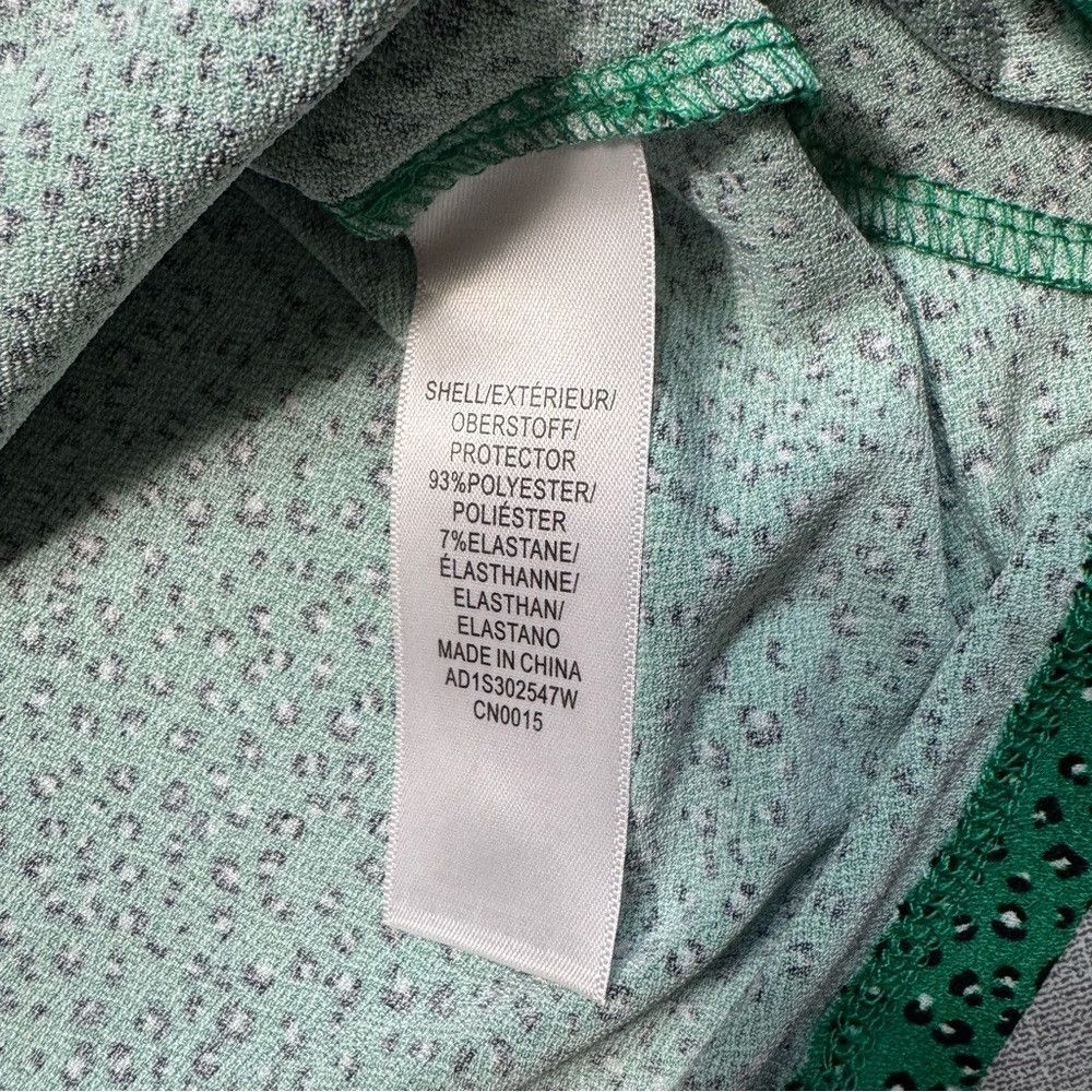 Adrianna Papell NWT New $79 Adrianna Papell Green Cheetah Print Long Sleeve Size XL / US 12-14 / IT 48-50 - 8 Thumbnail