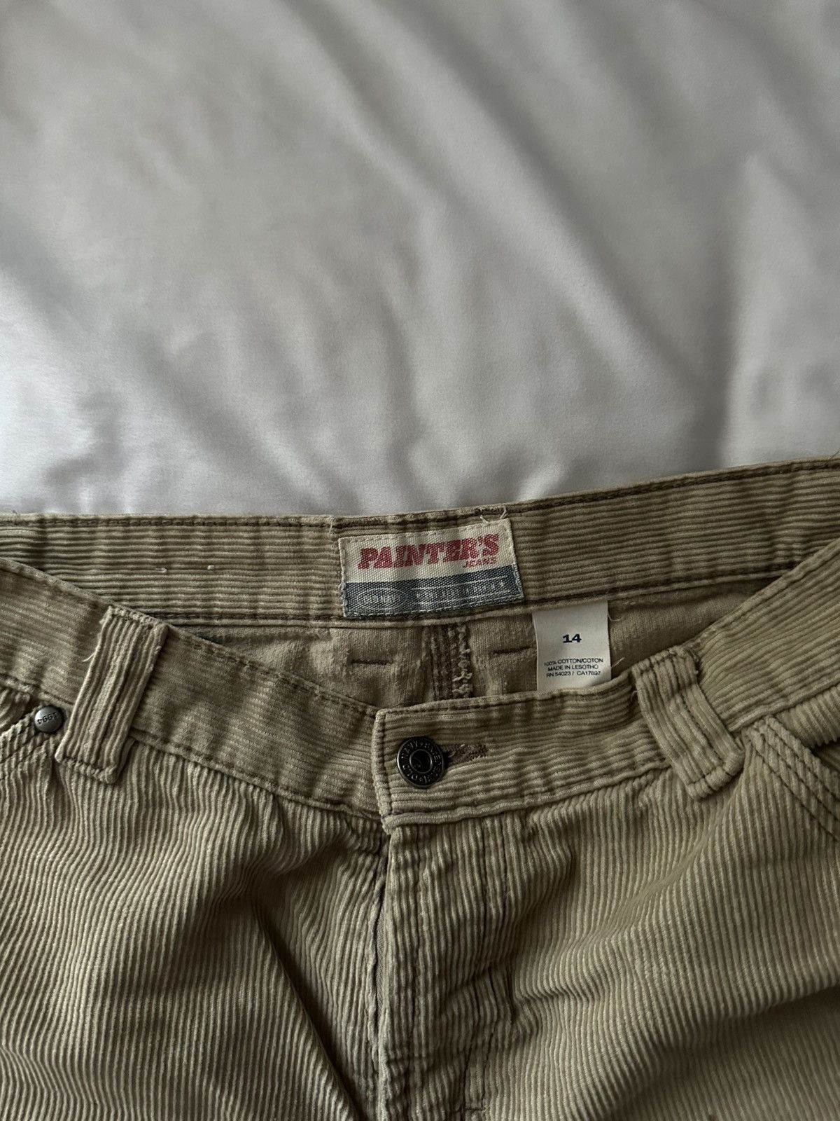Old Navy × Vintage Old Navy Corduroy Painters Pants Size 28" / US 6 / IT 42 - 2 Thumbnail