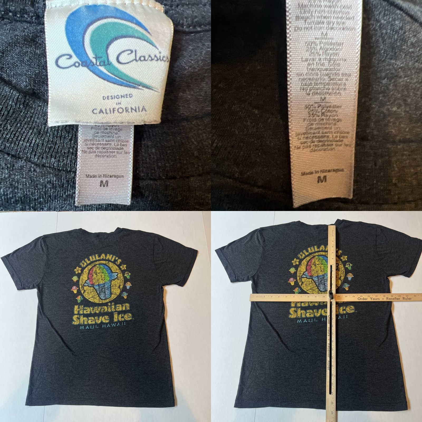 Logo 7 Ululani’s Hawaiian Shave Ice Maui Shirt Adult M Gray 90s Beach Surfer Logo Coastal Classics Vintage Limited Edition Mens Size US M / EU 48-50 / 2 - 8 Thumbnail