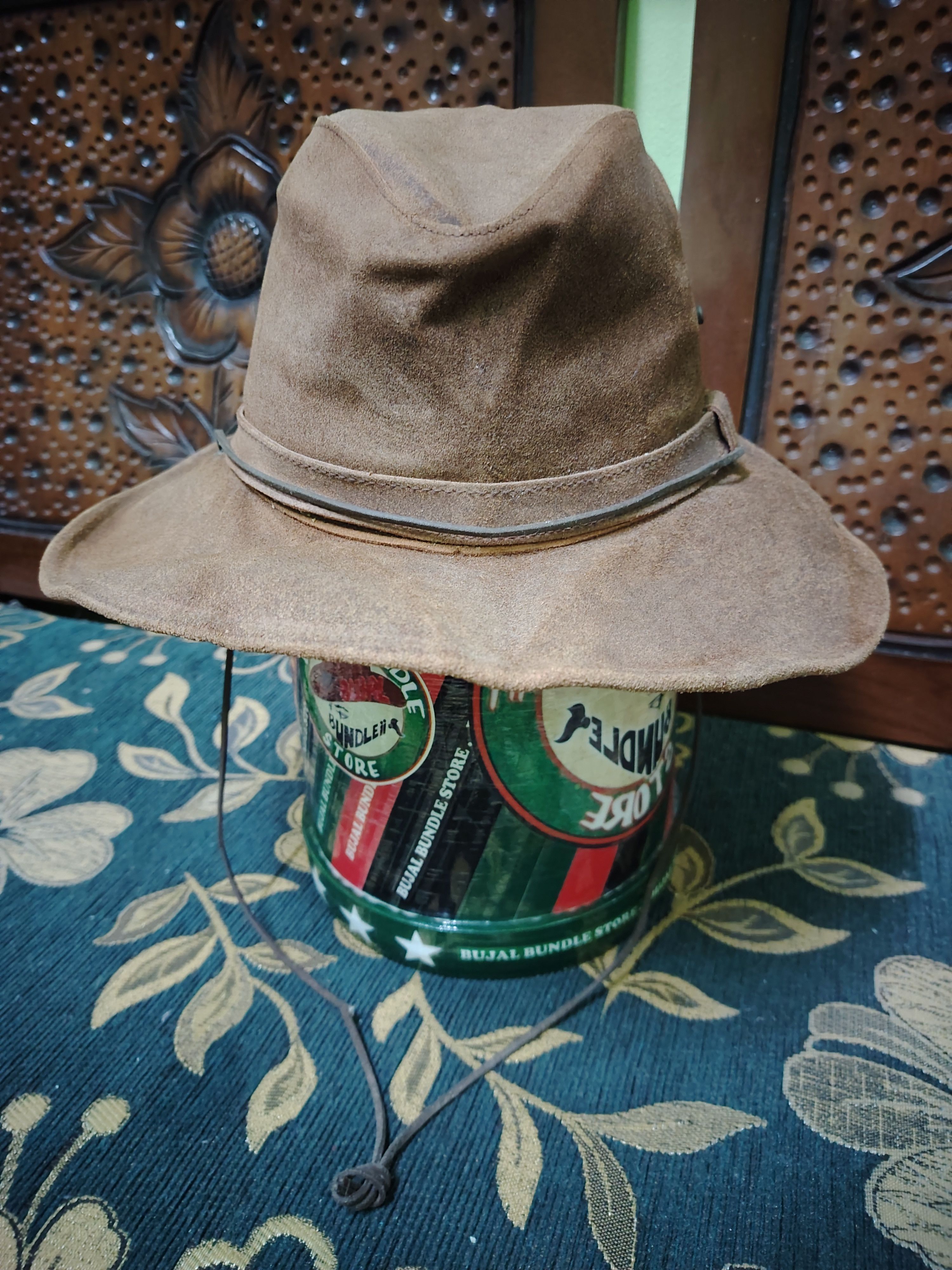 Minnetonka Vintage Minnetonka Genuine Leather Bucket Hat Size ONE SIZE - 12 Thumbnail