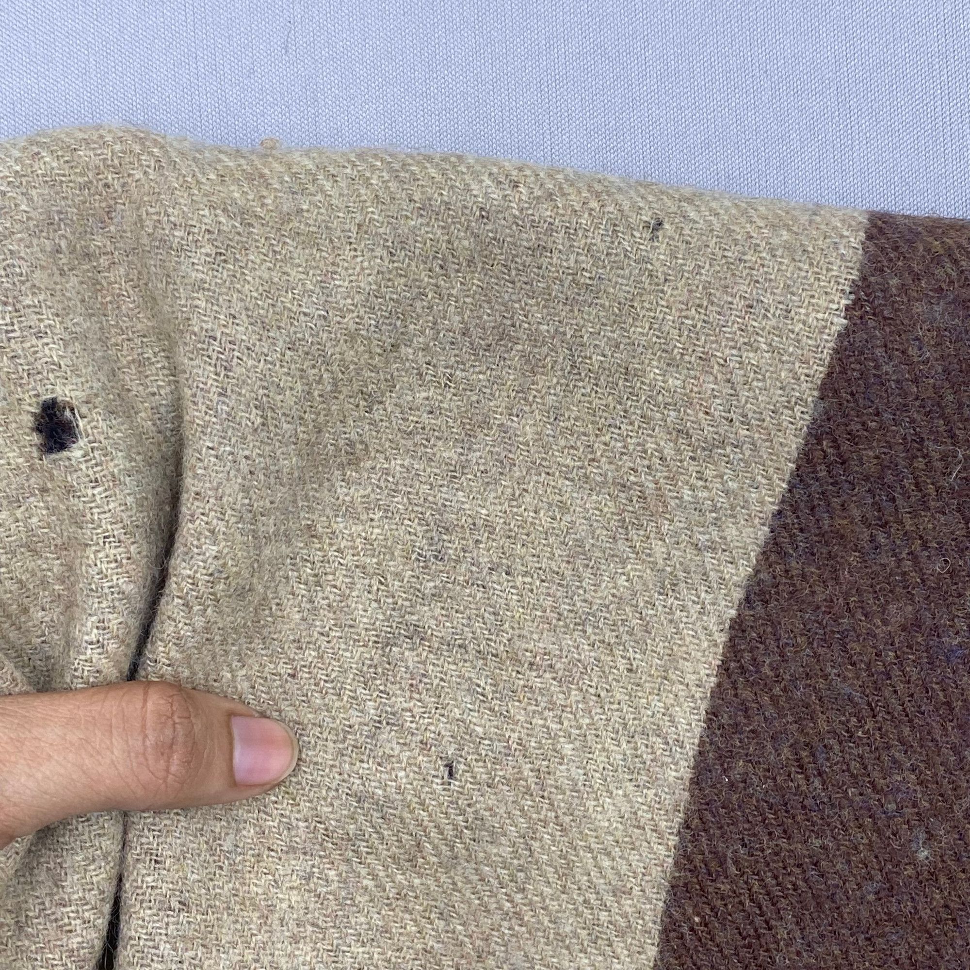 Issey Miyake Vintage Issey Miyake Scarf Muffler Wool Fringe Winter Size ONE SIZE - 6 Thumbnail