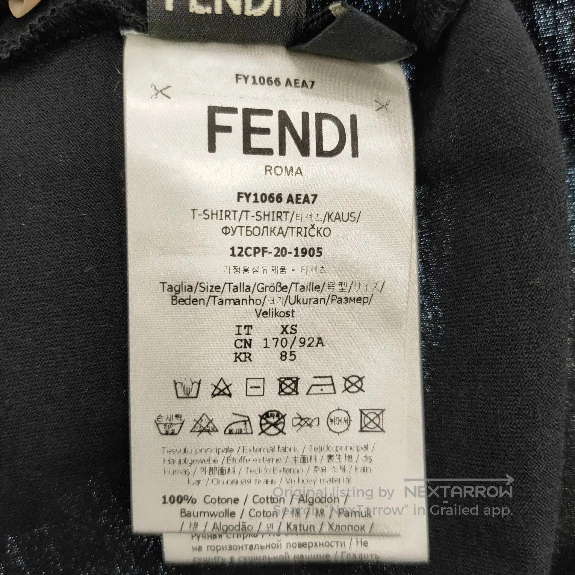 Fendi Fendi Men's Black Casual Short Sleeve T. Size US XS / EU 42 / 0 - 5 Thumbnail