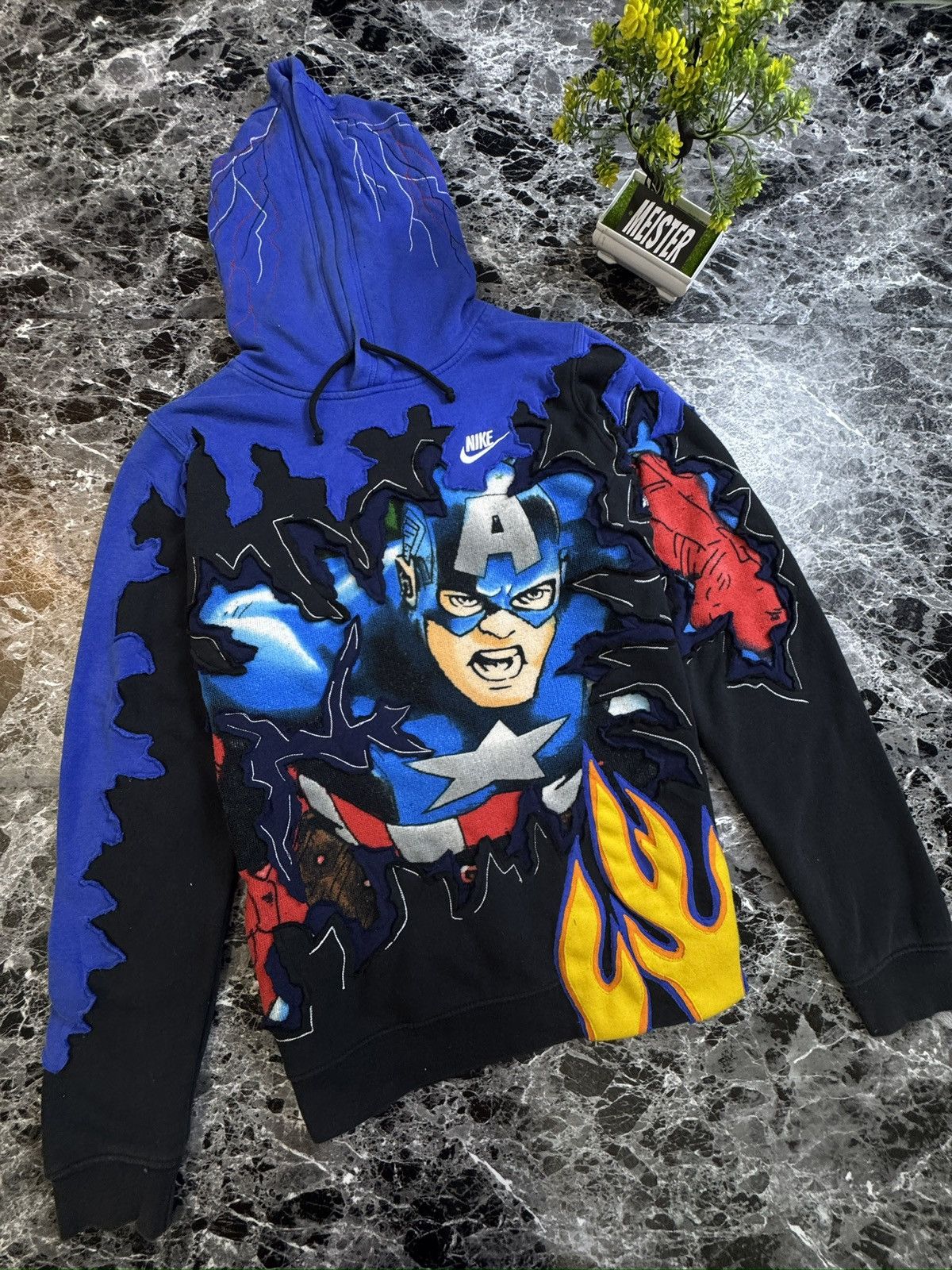 Other Custom Handmade Nike Hoodie Size US S / EU 44-46 / 1 - 1 Thumbnail
