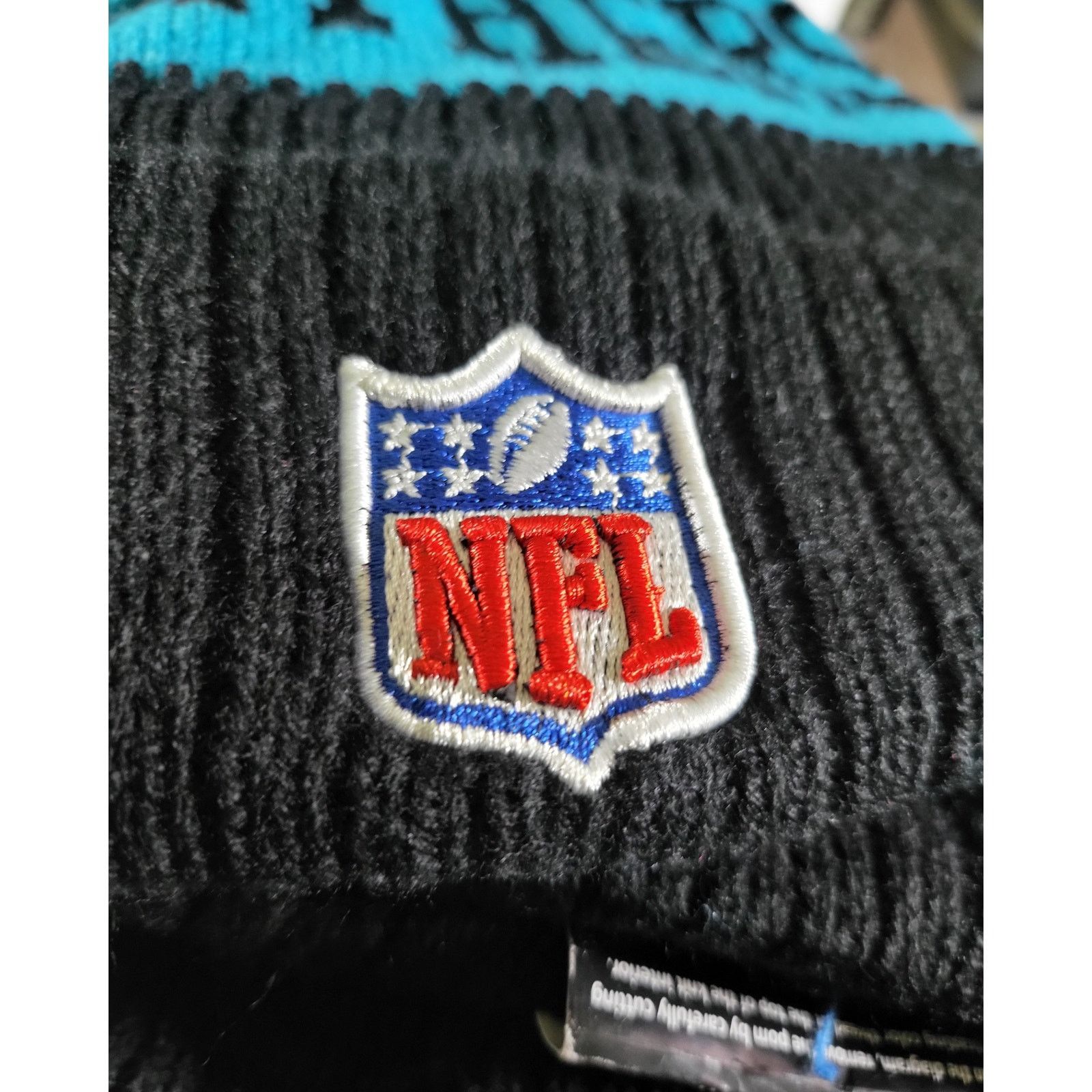 Other NWT Carolina Panthers Sports Knit Pom‎ Beanie Fleece Lined Size ONE SIZE - 6 Thumbnail