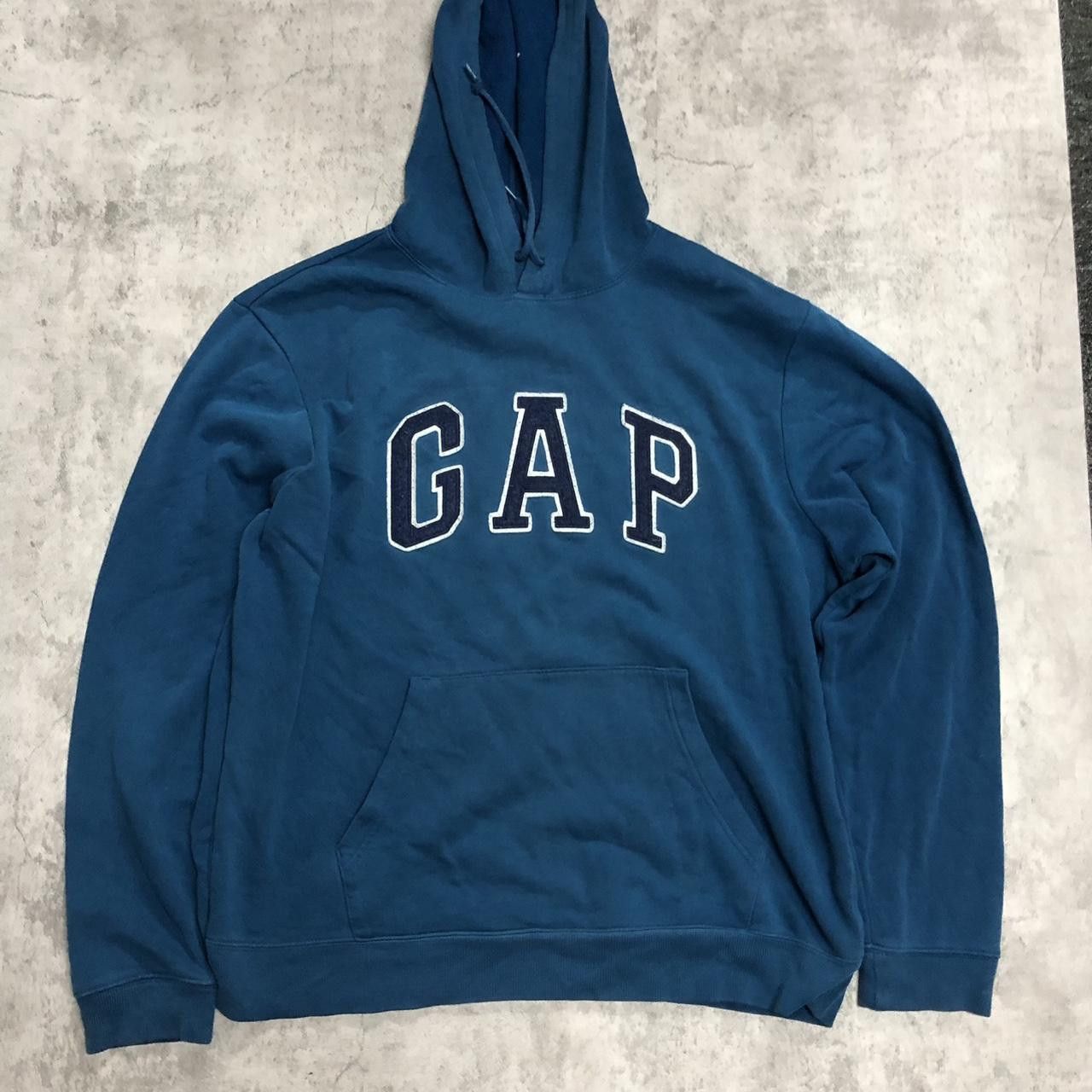 Gap Blue Gap hoodie with embroidered logo #retro Size US M / EU 48-50 / 2 - 1 Thumbnail