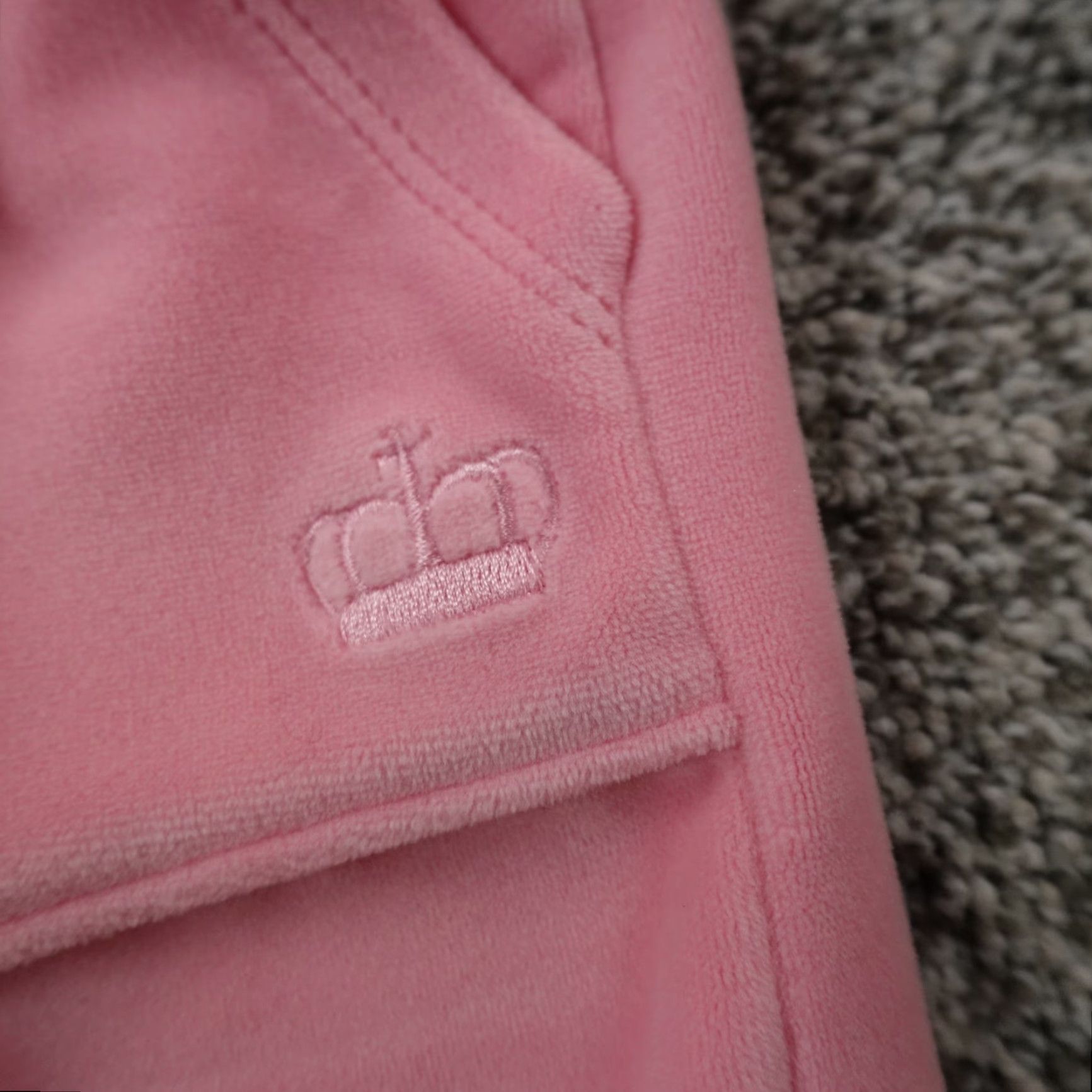 Juicy Couture Juicy Couture Pants Womens XL Pink Boot Velvet Velour Soft Jogger Sweatpants Y2K Size 40" / US 18 - 7 Thumbnail