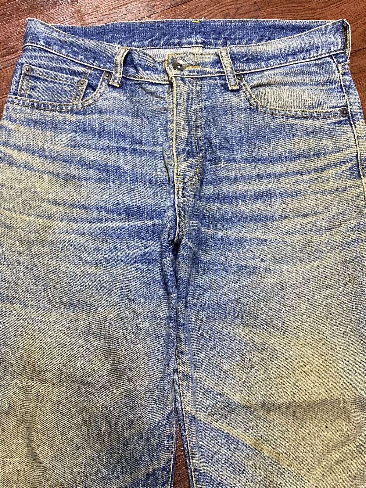 Japanese Brand Vintage Japanese Brands Uniqlo Crazy Mud Wash Loose Jeans Size US 32 / EU 48 - 3 Thumbnail
