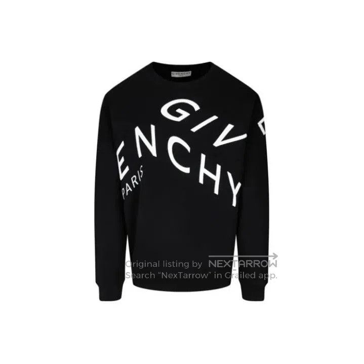Givenchy Givenchy Men's Solid Black Long-Sleeve Sweatshirt. Size US XL / EU 56 / 4 - 1 Thumbnail